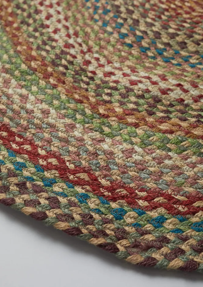 Textiles|Rugs-TOAST The Braided Rug Company Organic Jute Rug Multi
