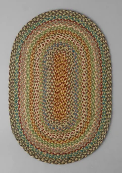 Textiles|Rugs-TOAST The Braided Rug Company Organic Jute Doormat Multi