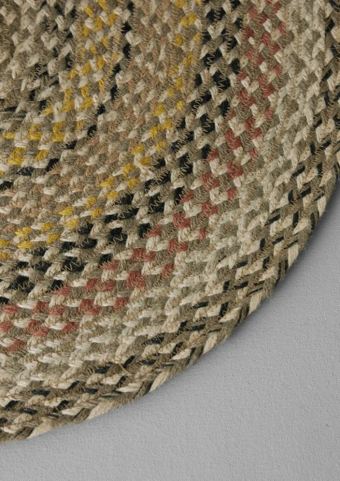 Textiles|Rugs-TOAST The Braided Rug Company Organic Jute Doormat Blossom