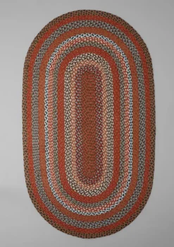 Textiles|Rugs-TOAST The Braided Rug Company Organic Jute Rug GingerMulti