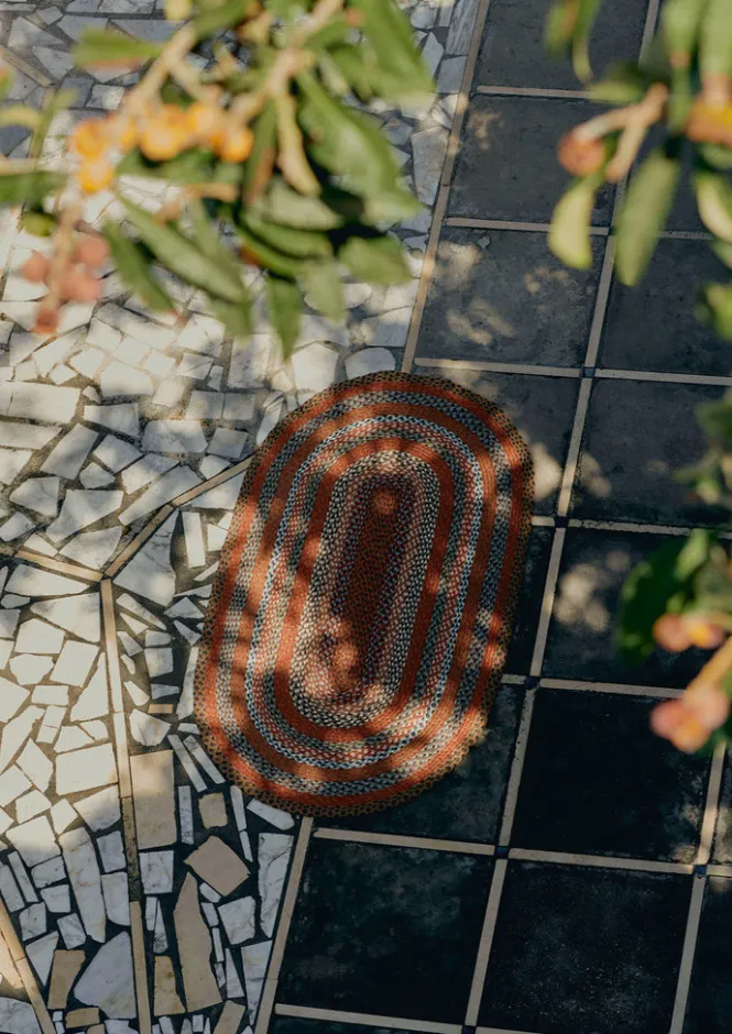 Textiles|Rugs-TOAST The Braided Rug Company Organic Jute Rug GingerMulti