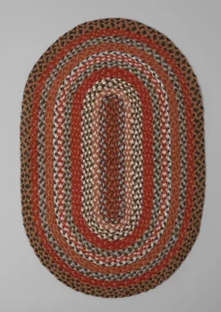 Textiles|Rugs-TOAST The Braided Rug Company Organic Jute Doormat GingerMulti