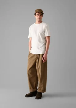 Tops & Tees-TOAST Theo Organic Cotton Short Sleeve Tee Chalk