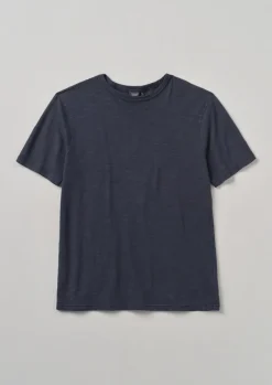 Tops & Tees-TOAST Theo Organic Cotton Short Sleeve Tee PrussianBlue