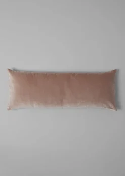 Textiles|Cushions & Covers-TOAST Velvet Bolster Cushion Hellebore/Natural