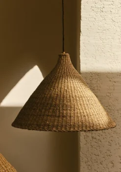 Lighting-TOAST Veta Vera Cloche Pendant Shade Natural