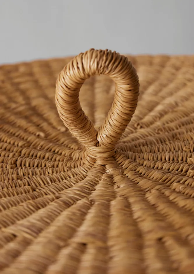 Bathroom|Baskets-TOAST Veta Vera Laundry Basket Natural