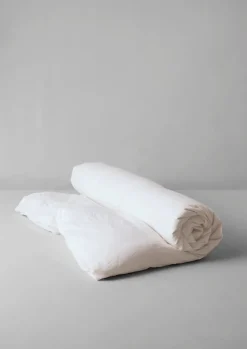 Textiles|Bed Linen-TOAST Washed Linen Cotton Duvet Cover Ecru