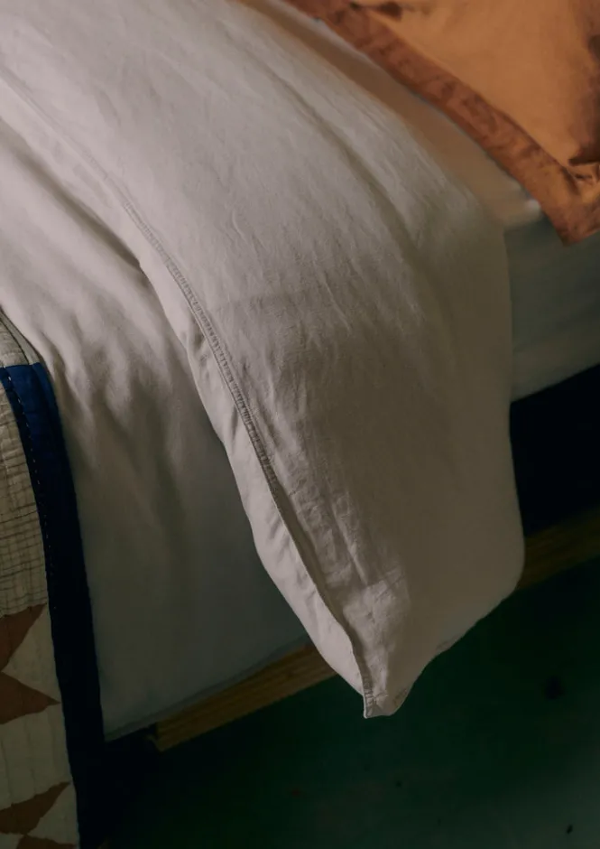 Textiles|Bed Linen-TOAST Washed Linen Cotton Duvet Cover WashedSage
