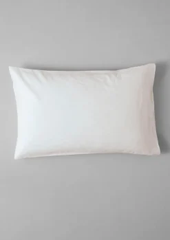 Textiles|Bed Linen-TOAST Washed Linen Cotton Housewife Pillowcase Set Ecru