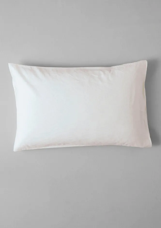 Textiles|Bed Linen-TOAST Washed Linen Cotton Housewife Pillowcase Set Ecru