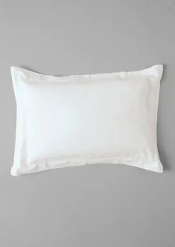 Textiles|Bed Linen-TOAST Washed Linen Cotton Oxford Pillowcase Set Ecru