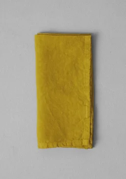 Textiles|Kitchen-TOAST Washed Linen Napkin Ochre