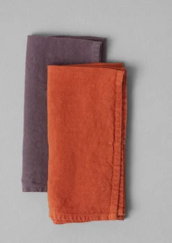 Textiles|Tableware-TOAST Washed Linen Napkin Firecracker