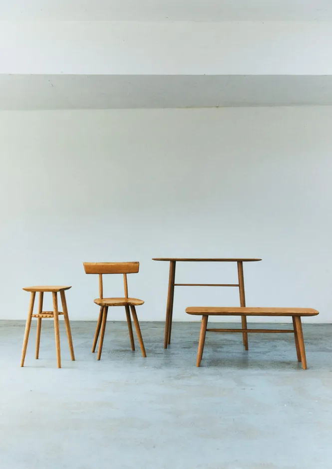 Decorative Pieces-TOAST Will Nock Mawnan Chair Oak