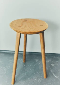 Decorative Pieces-TOAST Will Nock Round Side Table Oak
