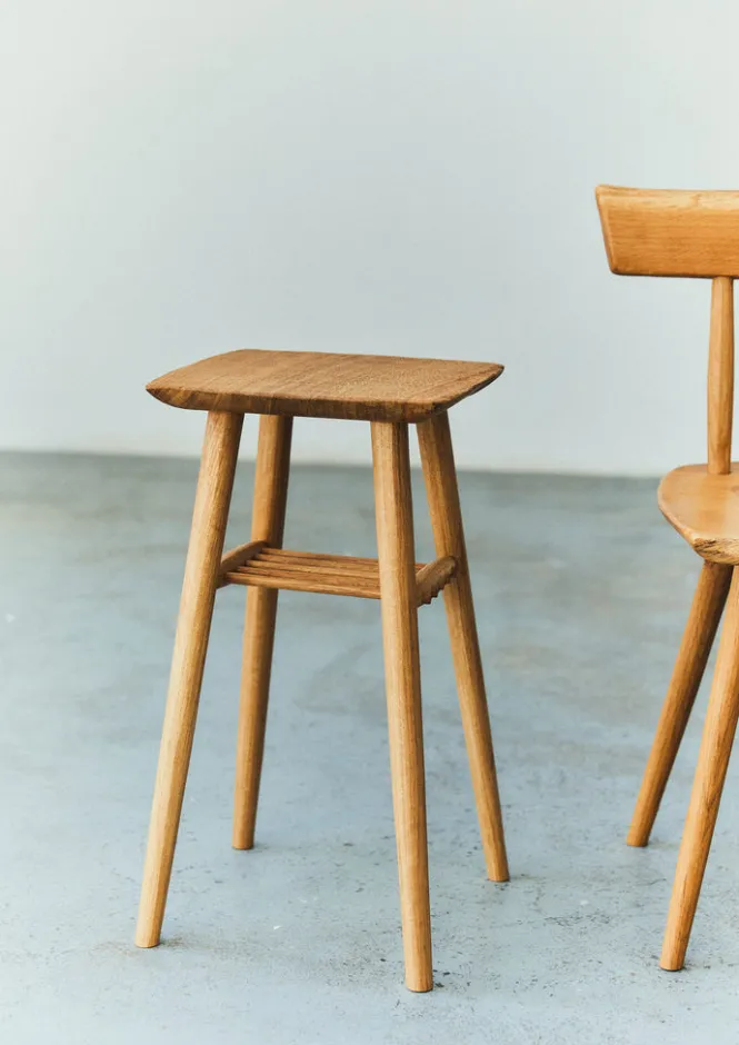 Decorative Pieces-TOAST Will Nock Square Side Table Oak