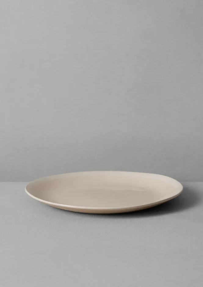 Ceramics|Tableware-TOAST Wonki Ware White Wash Dinner Plate Natural/White