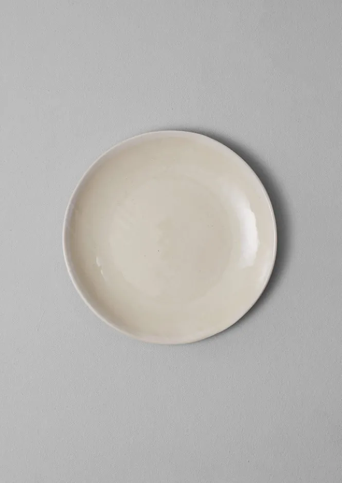 Ceramics|Tableware-TOAST Wonki Ware White Wash Dinner Plate Natural/White