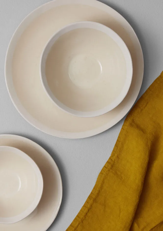 Ceramics|Tableware-TOAST Wonki Ware White Wash Pasta Bowl Natural/White