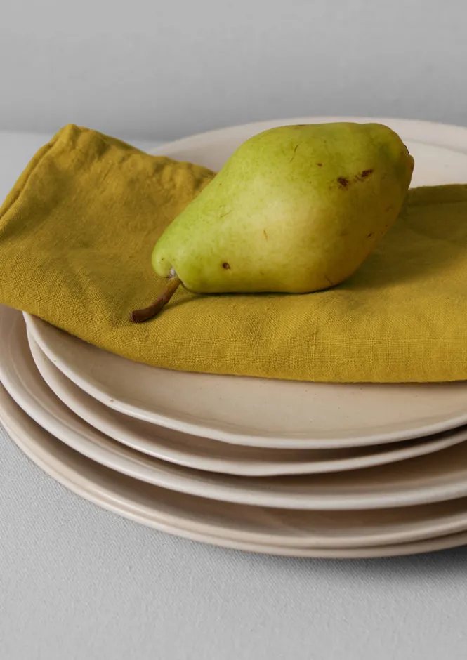 Ceramics|Tableware-TOAST Wonki Ware White Wash Side Plate Natural/White