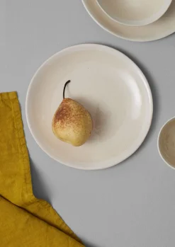 Ceramics|Tableware-TOAST Wonki Ware White Wash Side Plate Natural/White