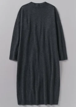 Cashmere|Loungewear-TOAST Wool Cashmere Jumper Dress CharcoalMelange
