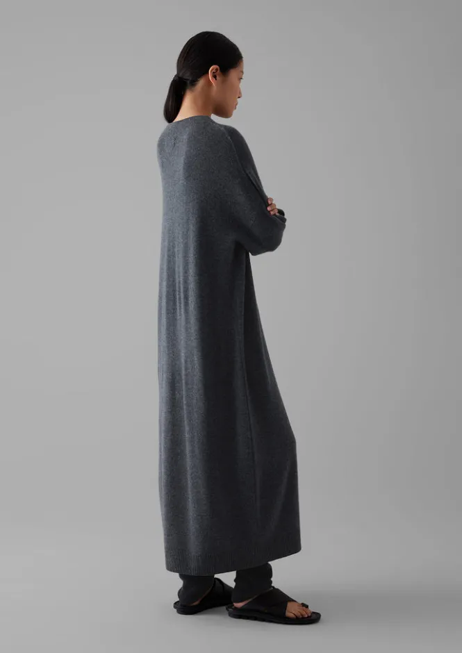 Cashmere|Loungewear-TOAST Wool Cashmere Jumper Dress CharcoalMelange