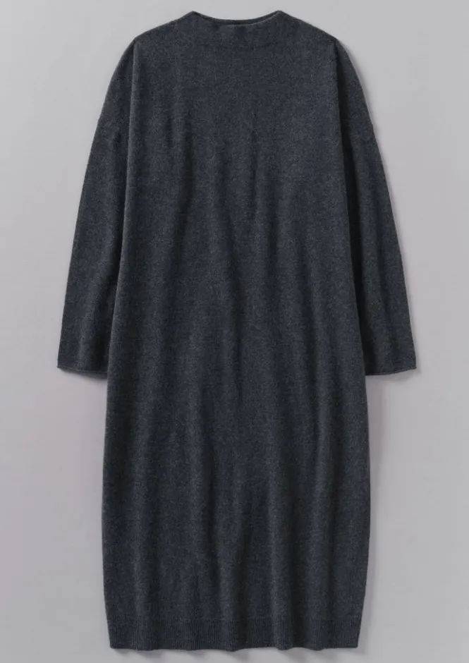 Cashmere|Loungewear-TOAST Wool Cashmere Jumper Dress CharcoalMelange